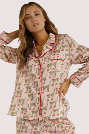 Bouffants Recycled Cheeta Long Sleeved Top
