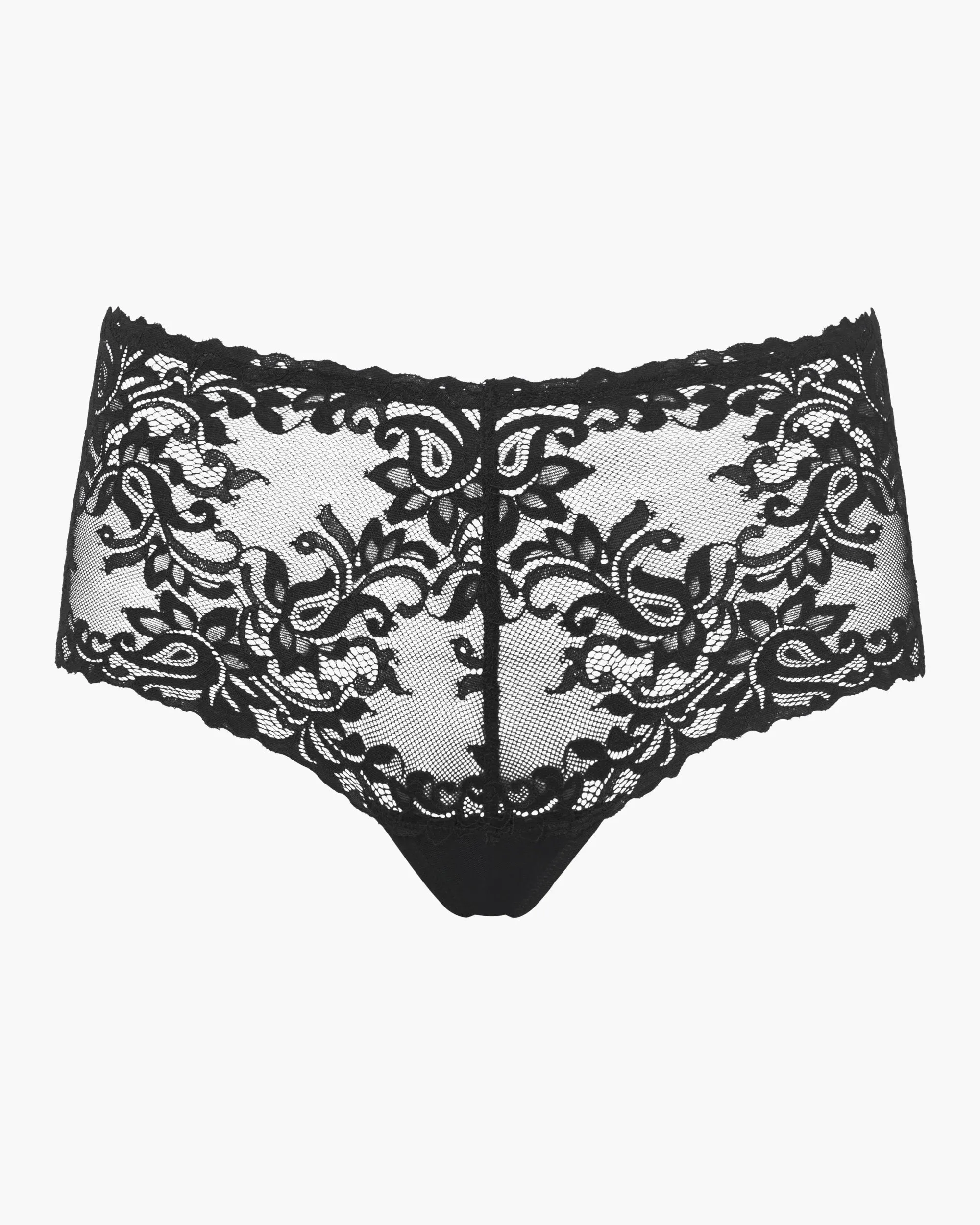 Brief-Hotpants Mit Hohem Bund