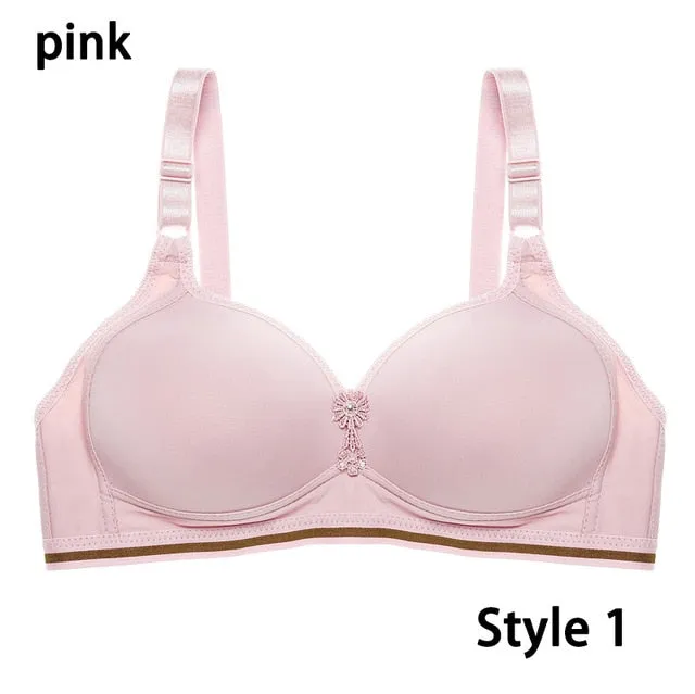 Comfort Wireless Bras For Women Sexy Women Bra Soft Smooth Bralette Fashion Solid Underwear Sexy Lady Intimates Female Lingerie