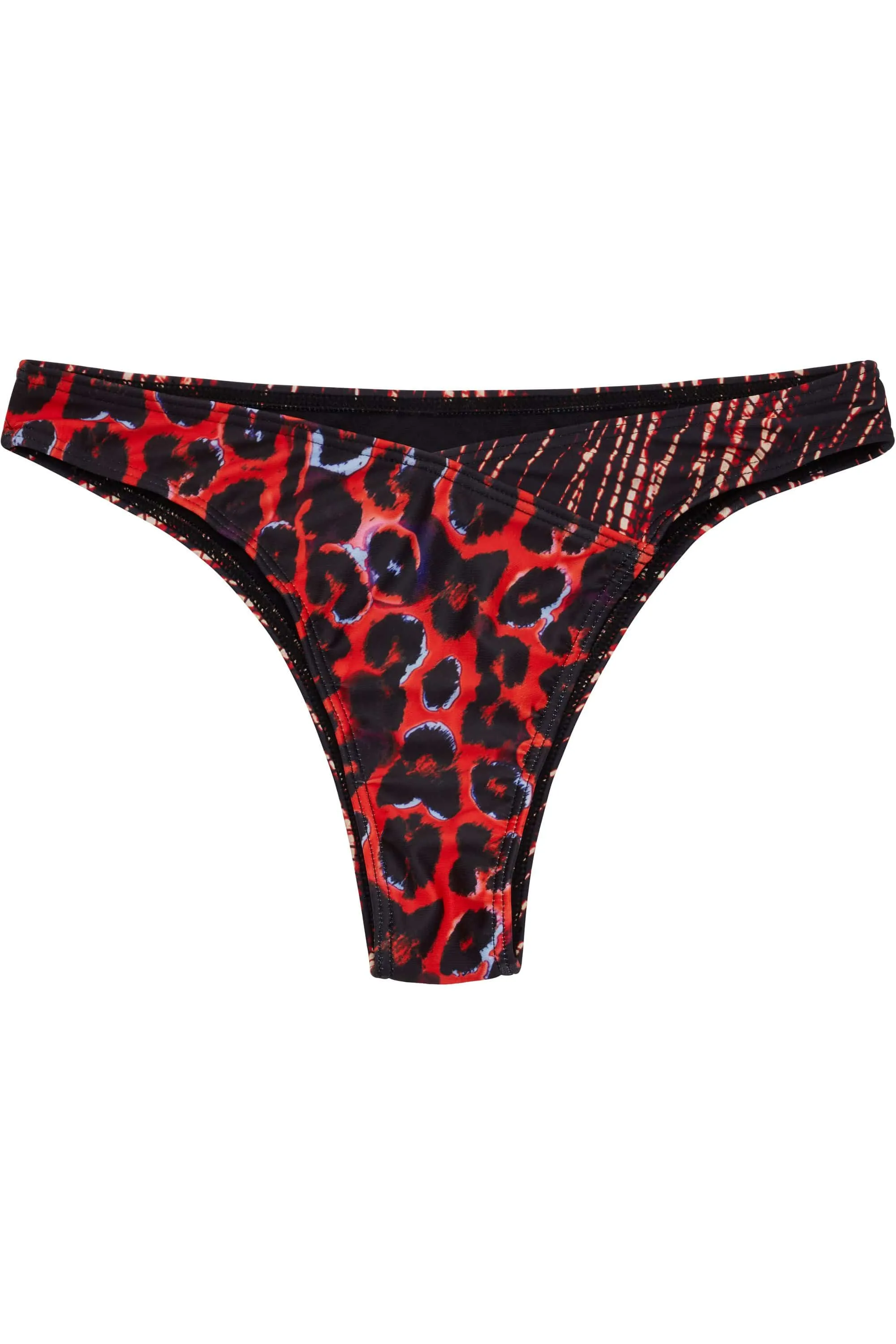Eco Leopard tie dye brazilian brief