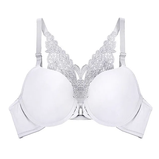 Fashion Sexy Bra Super Push Up Bra Front Closure  Bras For Women Butterfly Racerback Brassiere Small Breast Push Up Biustono Hot