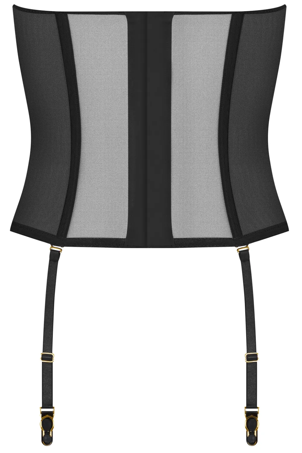 L'Amoureuse Corset with Suspenders. Size L (UK 10-12)