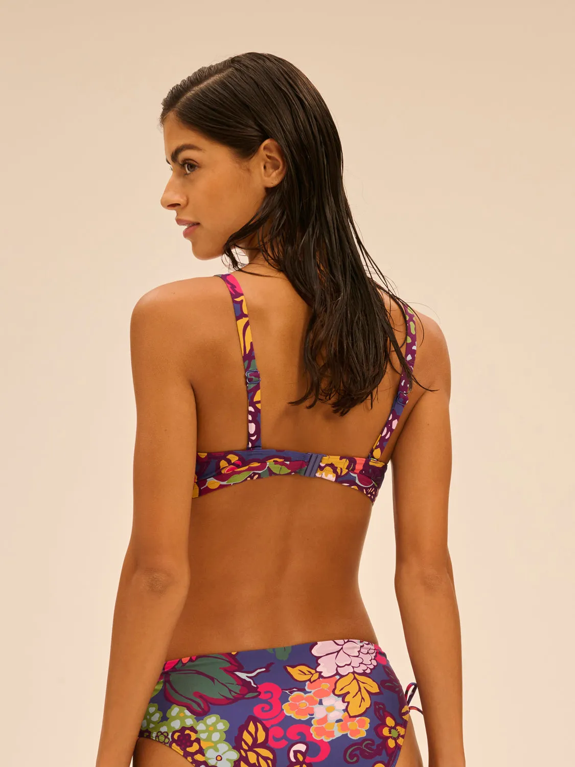Melia Underwire Triangle - Bloom