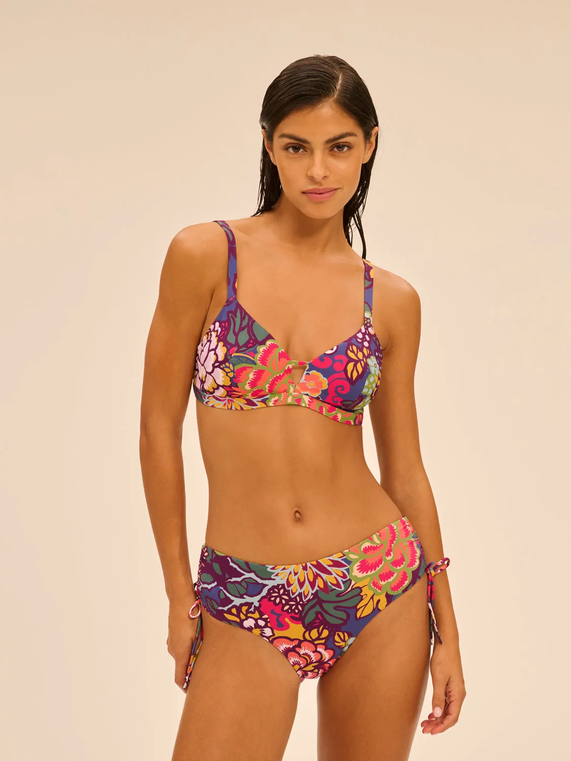 Melia Underwire Triangle - Bloom
