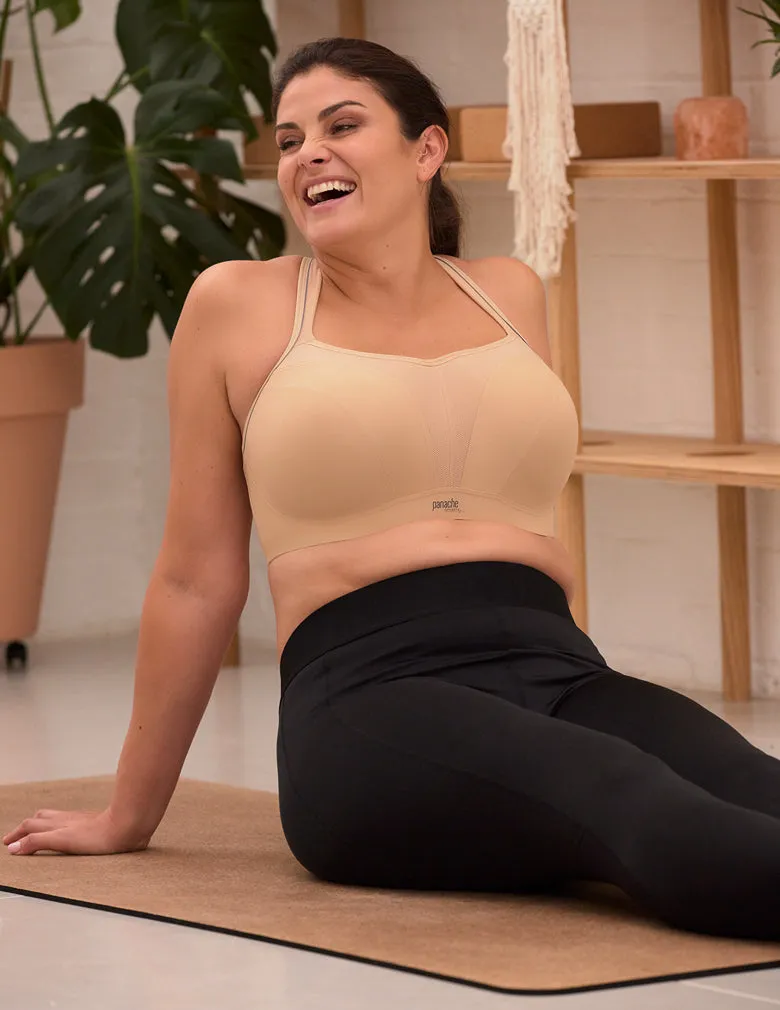 Panache Power 5021 Latte Convertible Underwire Sports Bra