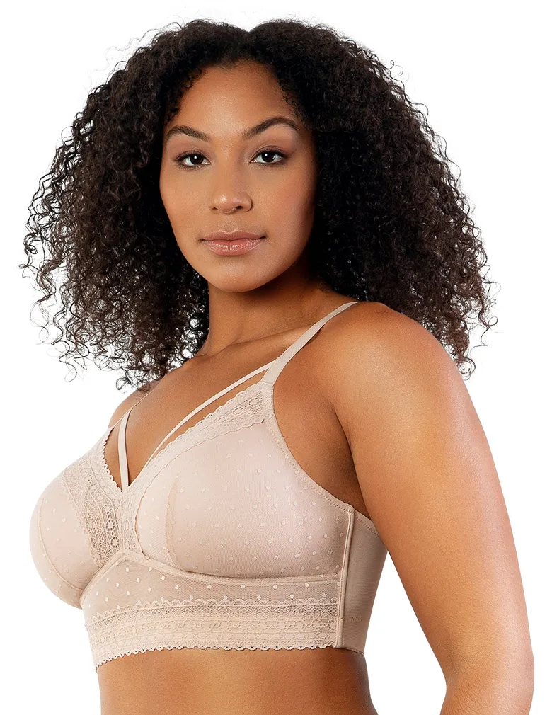 Parfait Mia Dot P6011 Cameo Rose Wire Free Padded Bralette