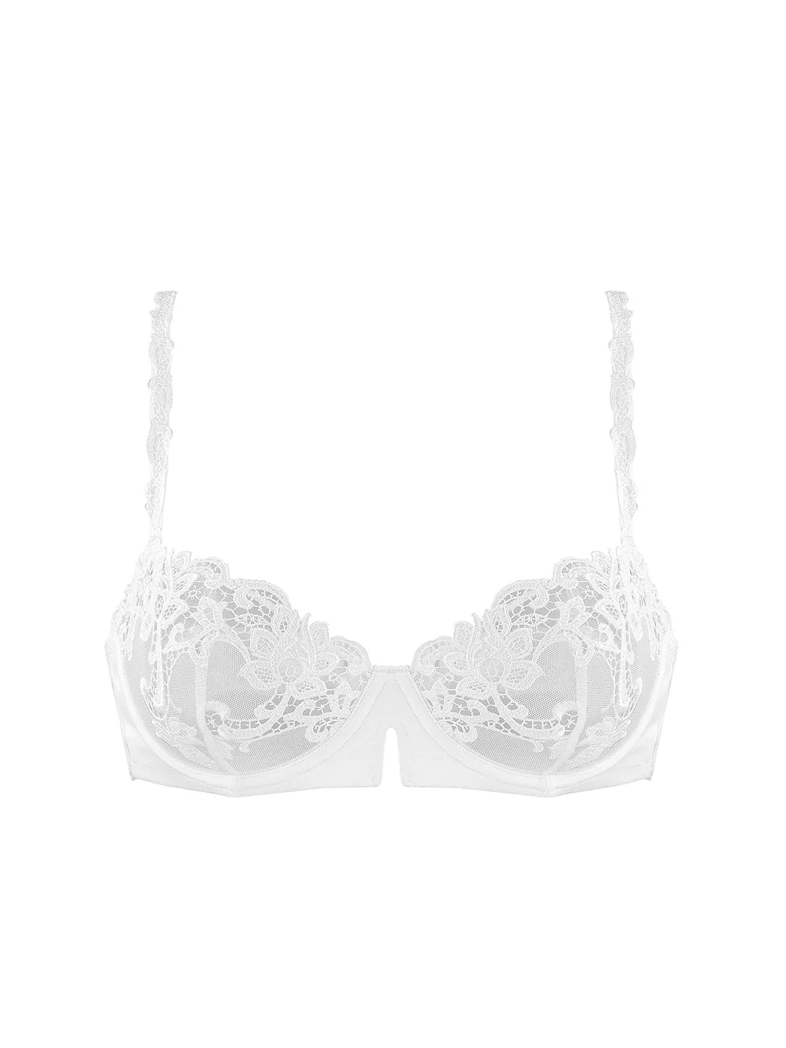 Saga Sheer Demi - White