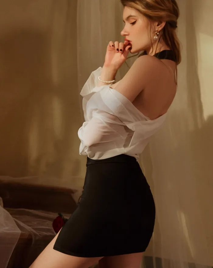 Sexy Secretary Costume Lingerie