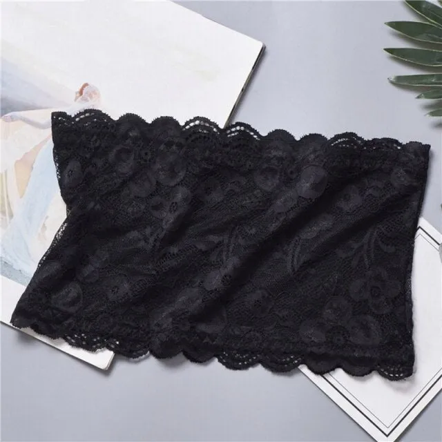 Sexy Strapless Wrap Lace Bralette