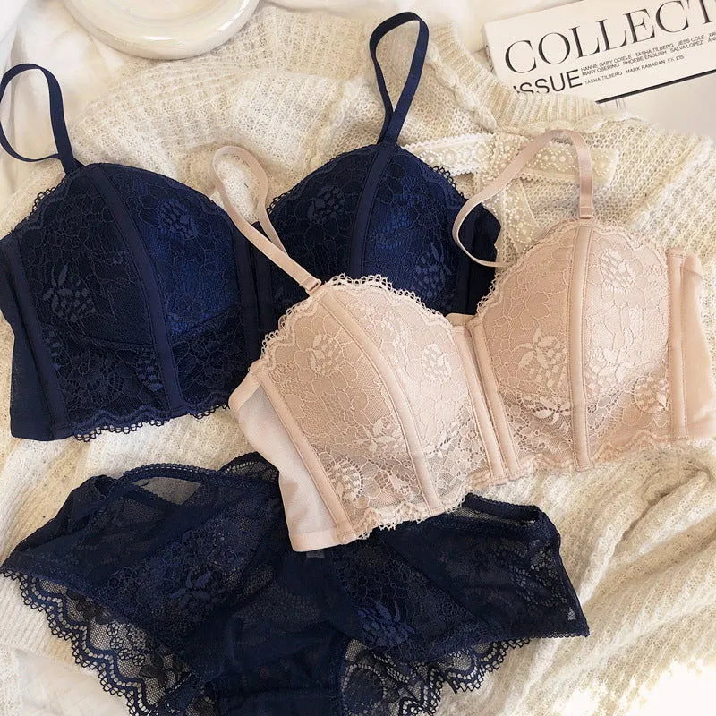 Strapless Push-Up Bralette Set