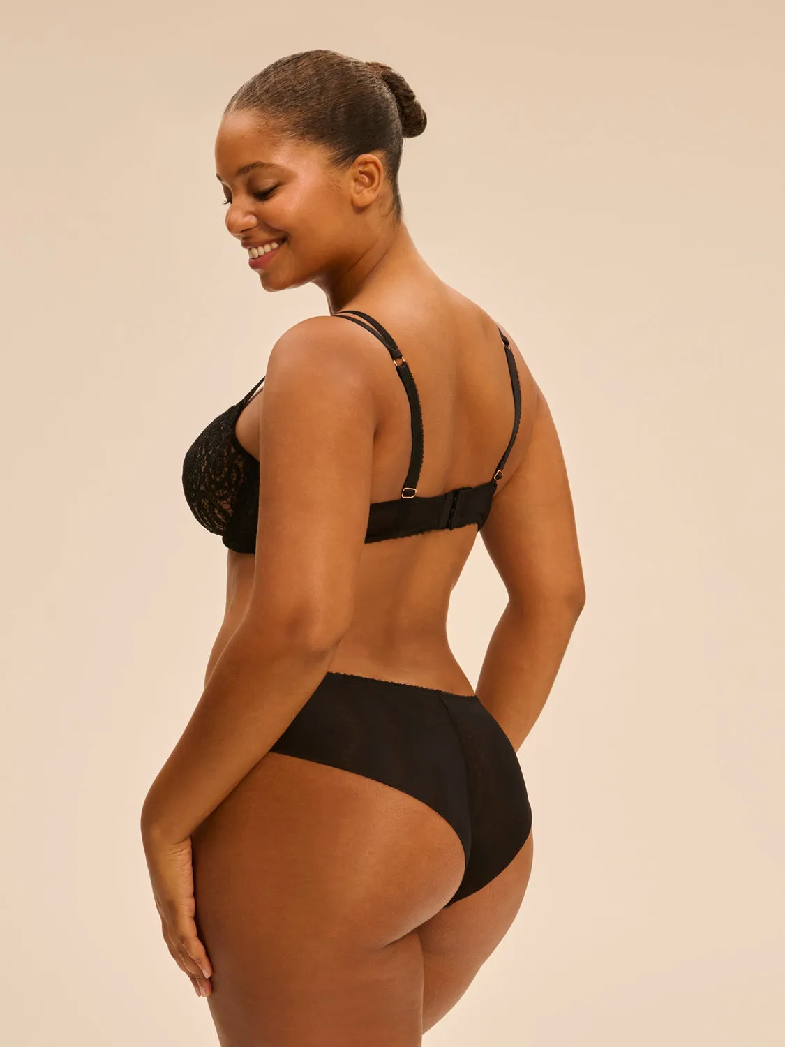Symphonie Sheer Demi- Black
