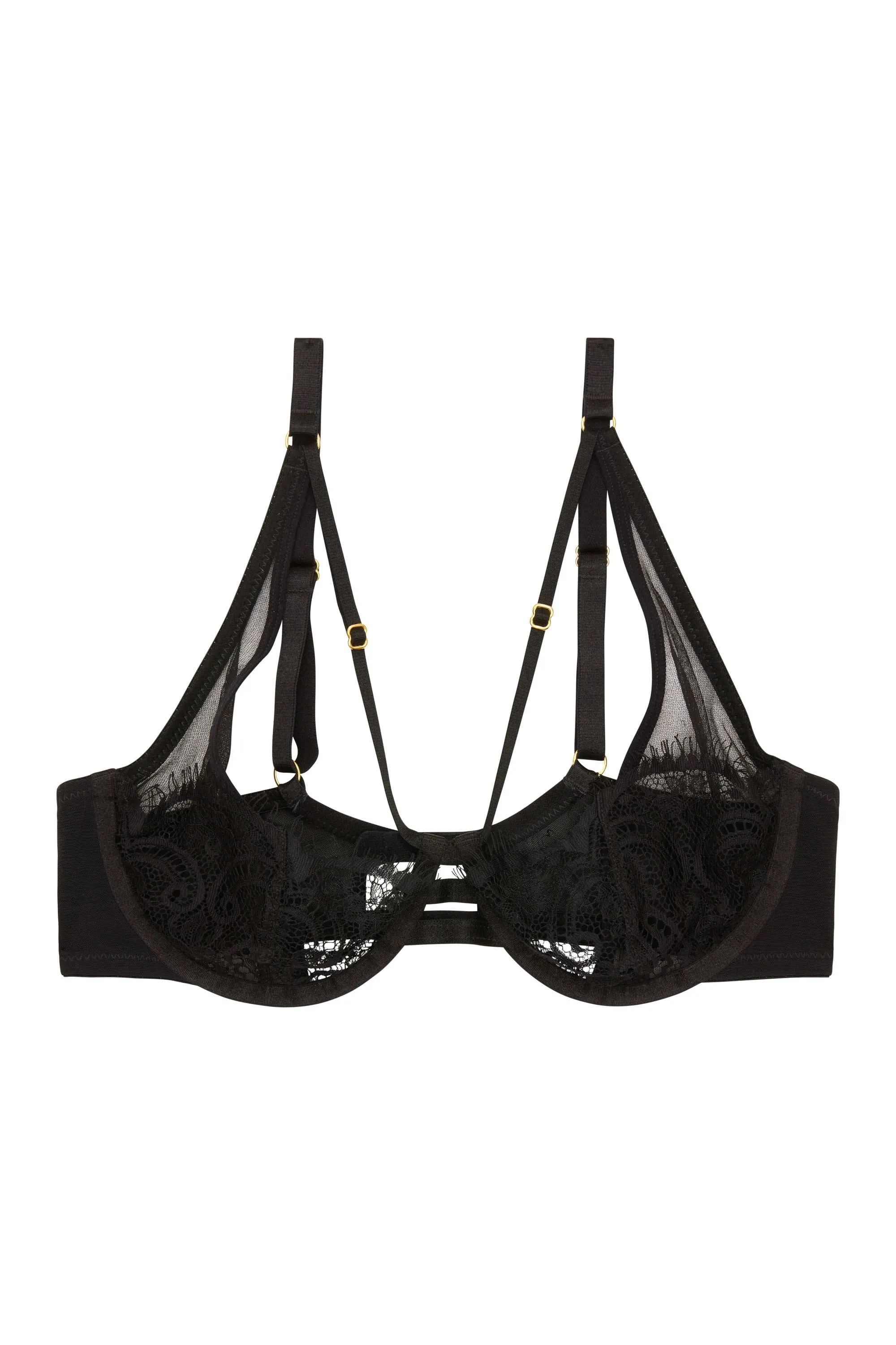 Wolf & Whistle Layla Lace Overlay High Apex Bra