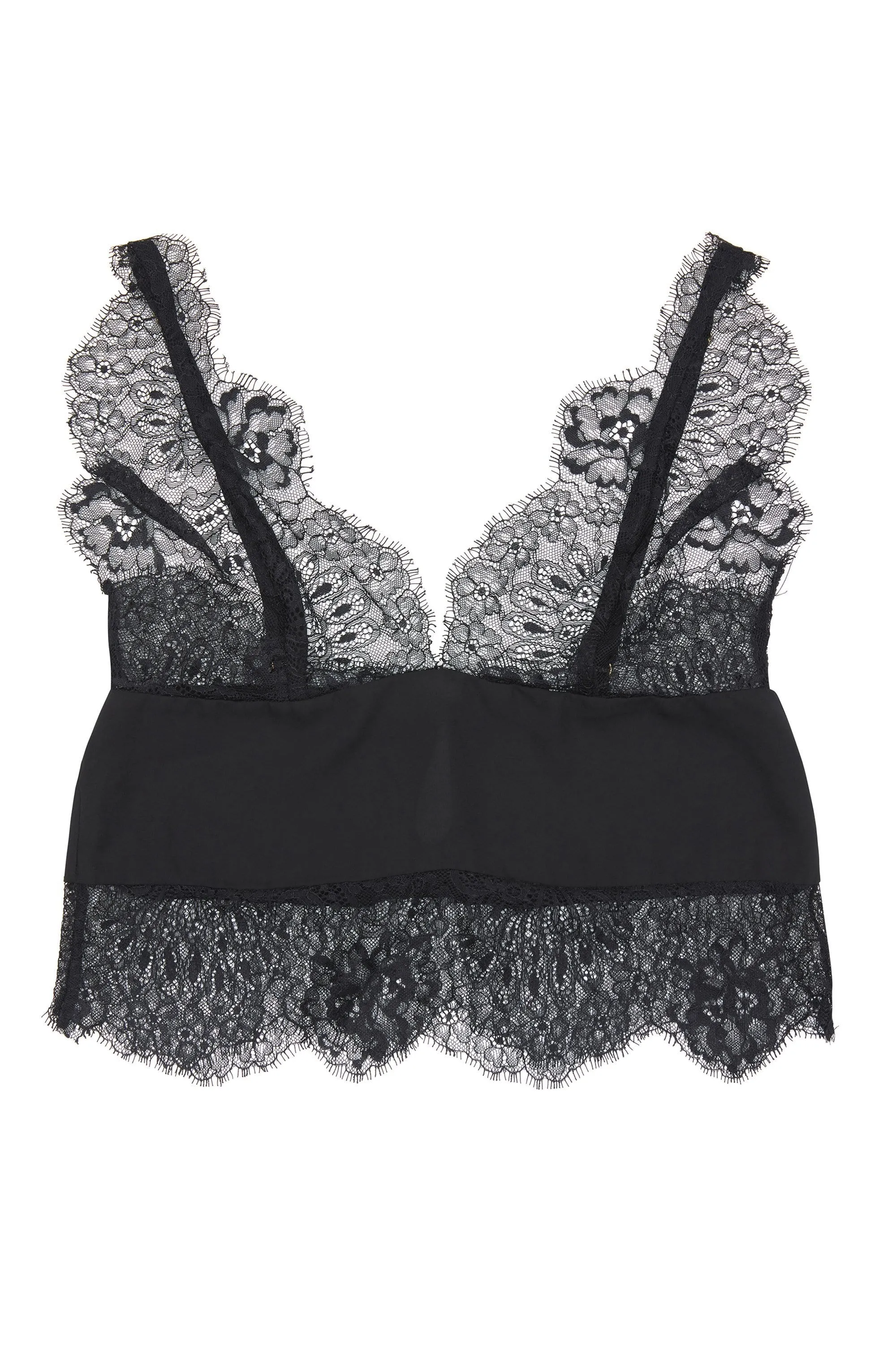 WW x Charlotte McKinney Siena Lace Trim Vest & Short Set